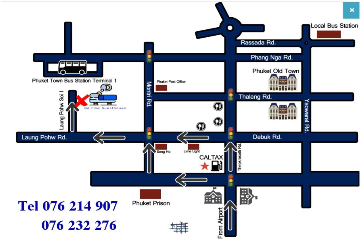 Be Fine Guesthouse Пхукет Экстерьер фото